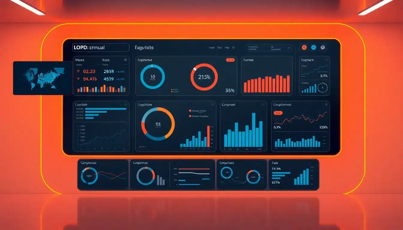 LOPD 2025: La Guía Definitiva para una Protección de Datos Inteligente y Sin Riesgos 2 LOPD – Dashboard Tecnológico de Cumplimiento