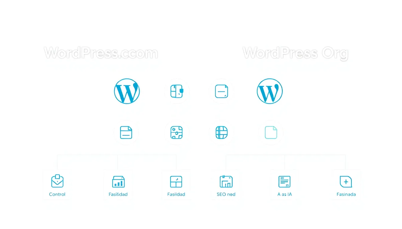 WordPress.com vs .org – Guía de Decisión Estratégica