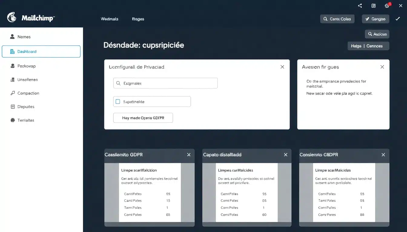 Mailchimp GDPR – Configuración de Privacidad