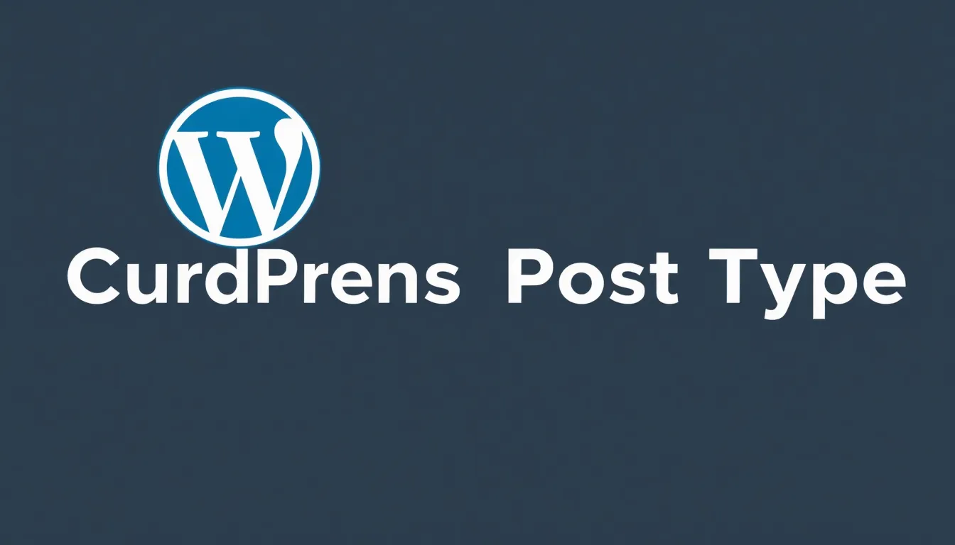 WordPress Custom Post Type – Estructura de Contenido Profesional