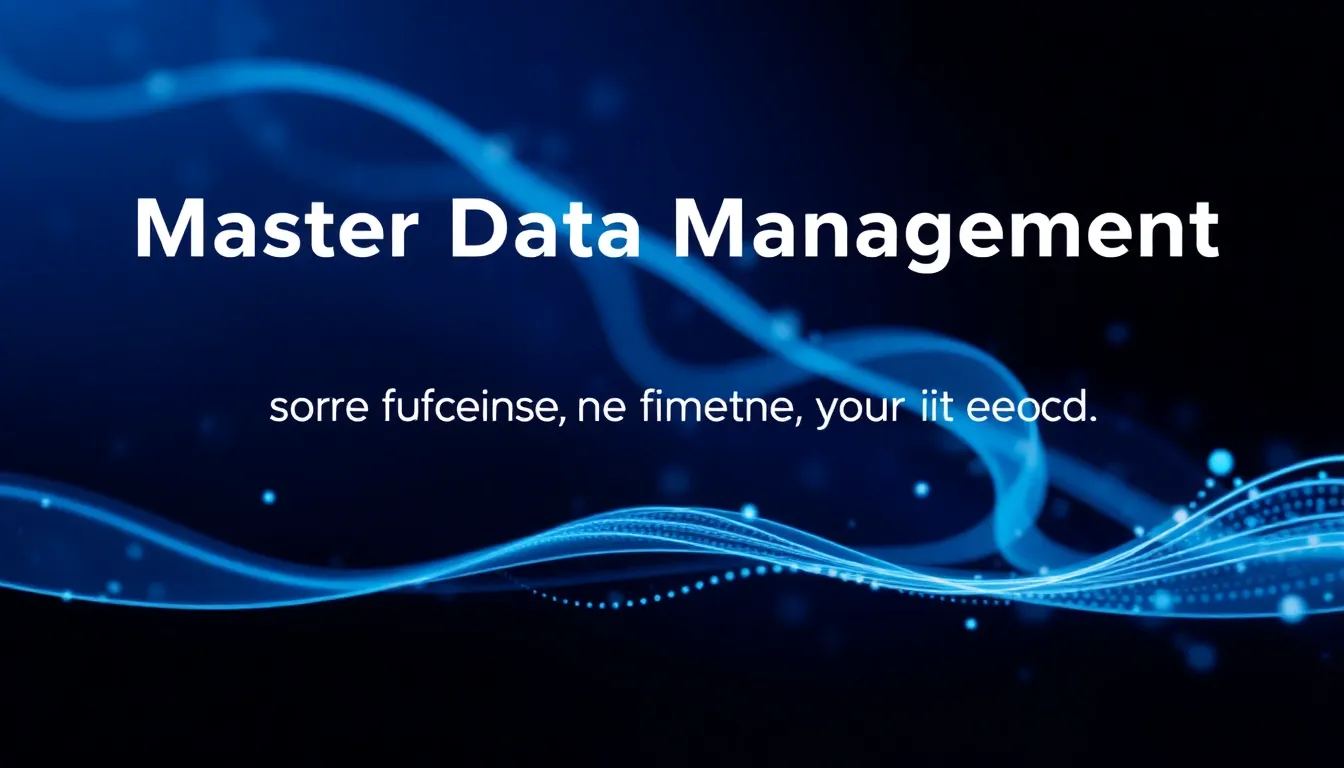 Master Data Management – Visión Unificada de Datos