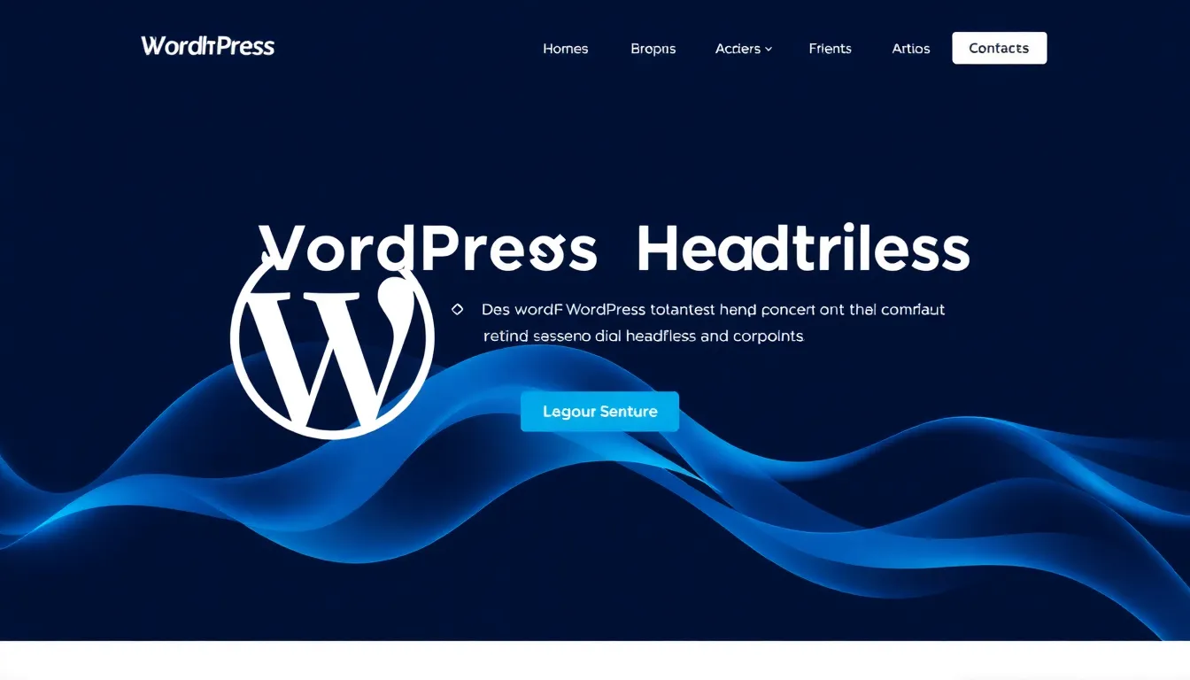 WordPress Headless – Imagen Profesional 1