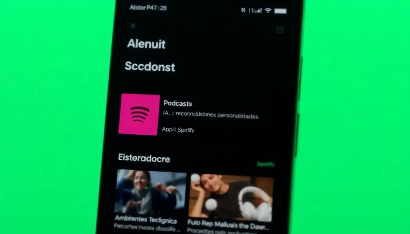Spotify Podcasts – Interfaz y Descubrimiento IA