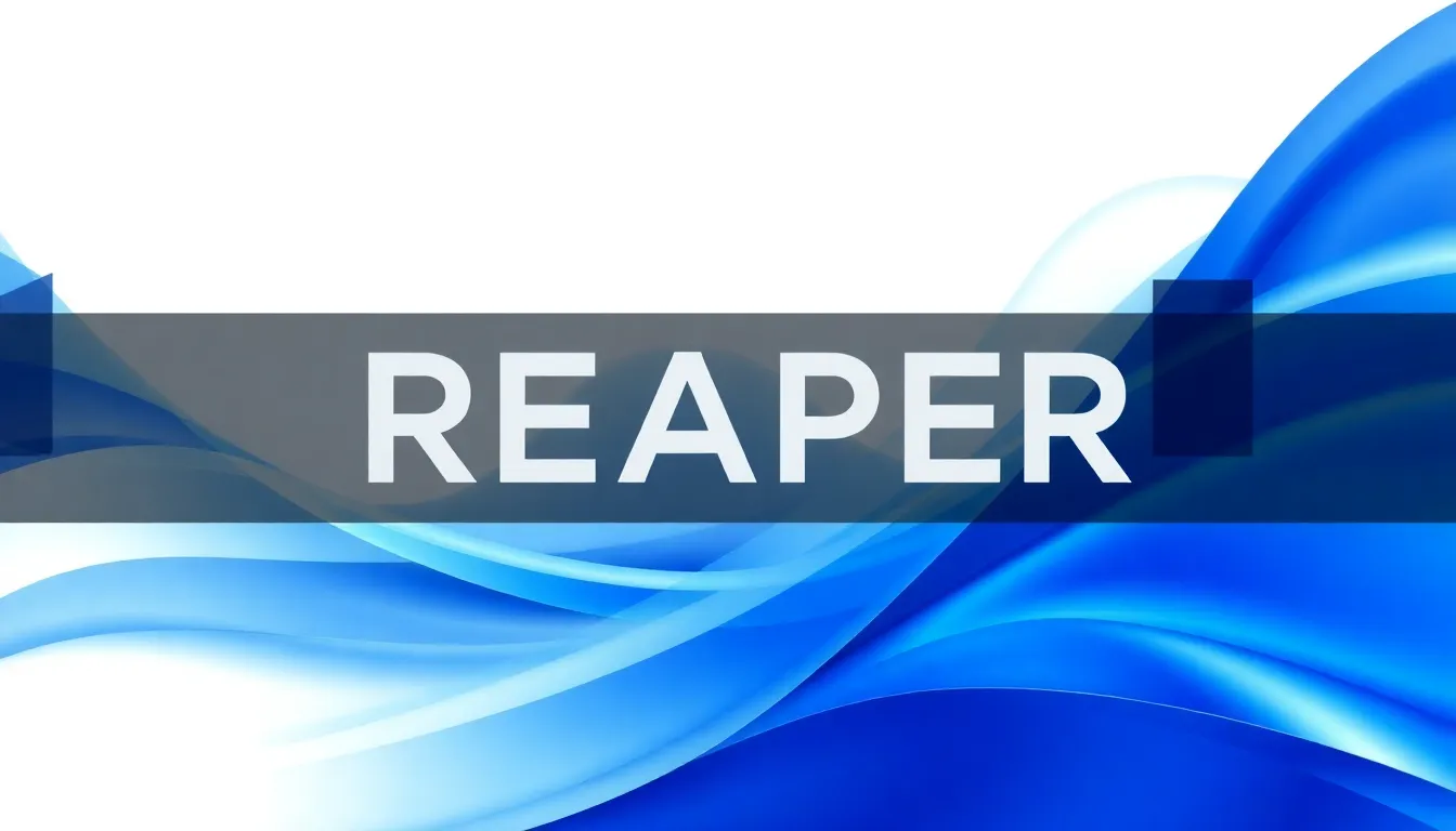 REAPER Avanzado: Maestría Profesional en Producción Audio Inteligente 2025 1 REAPER – Software de Audio Profesional