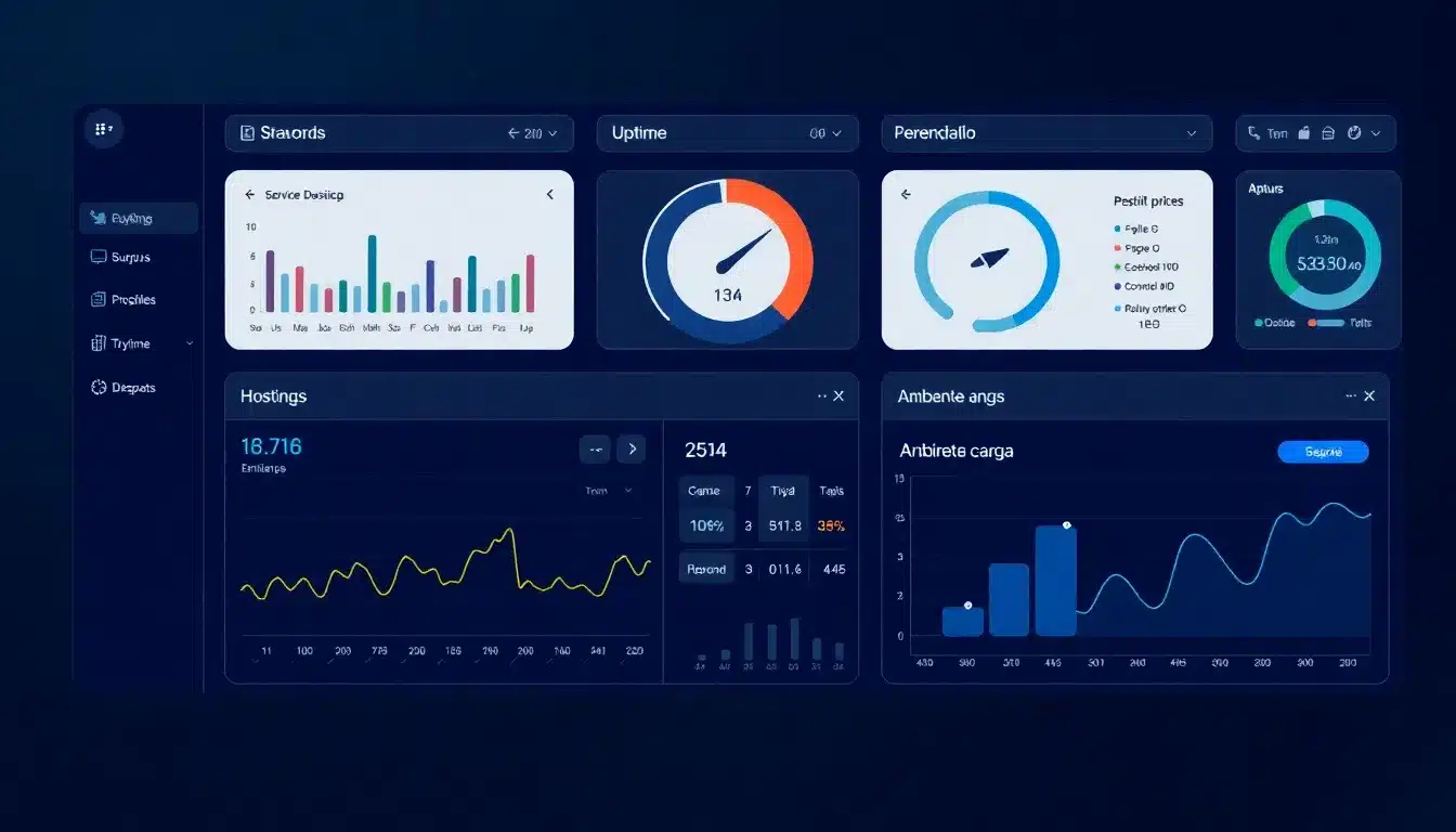 Mejor Hosting – Dashboard de Rendimiento
