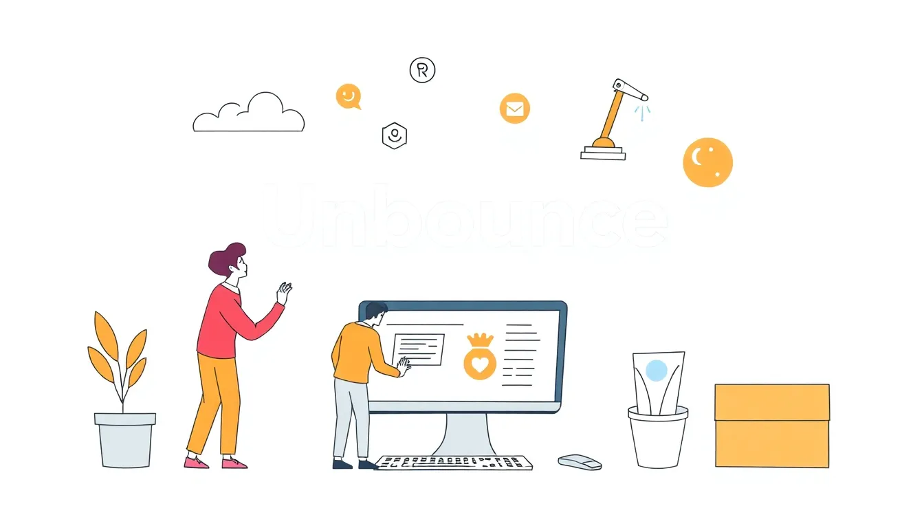 Unbounce – Diseño Visual Innovador de Constructor de Landing Pages