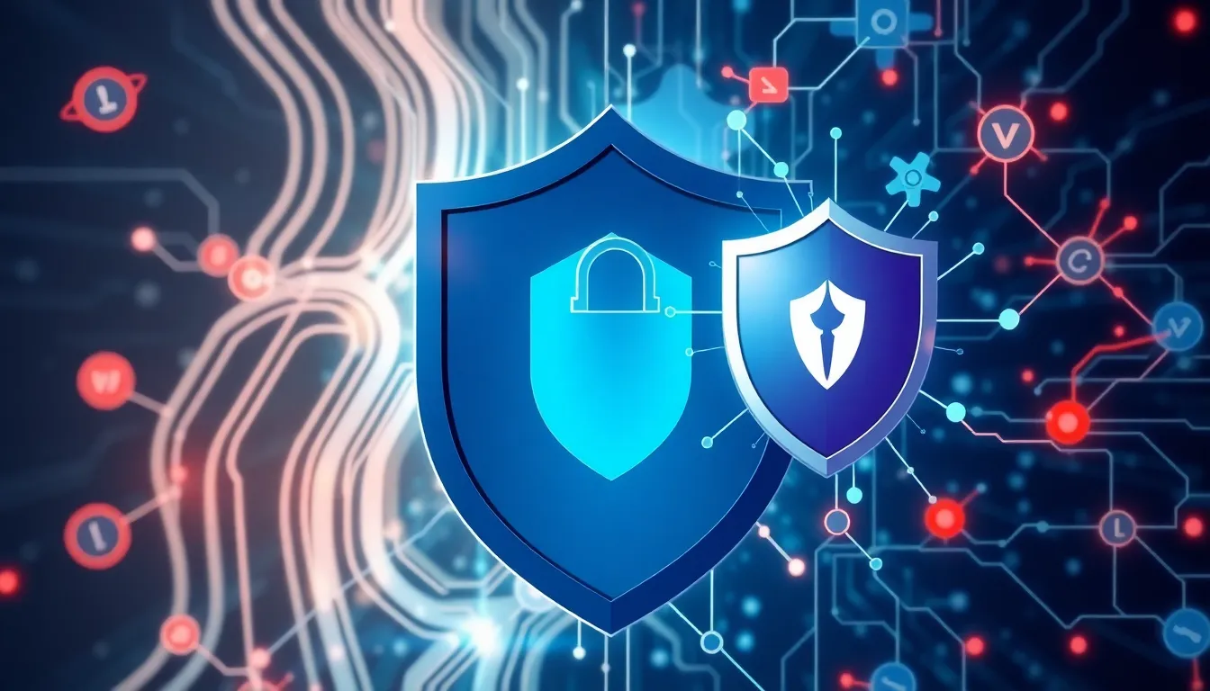 Mejor Antivirus – Ilustración Artística Profesional de Seguridad