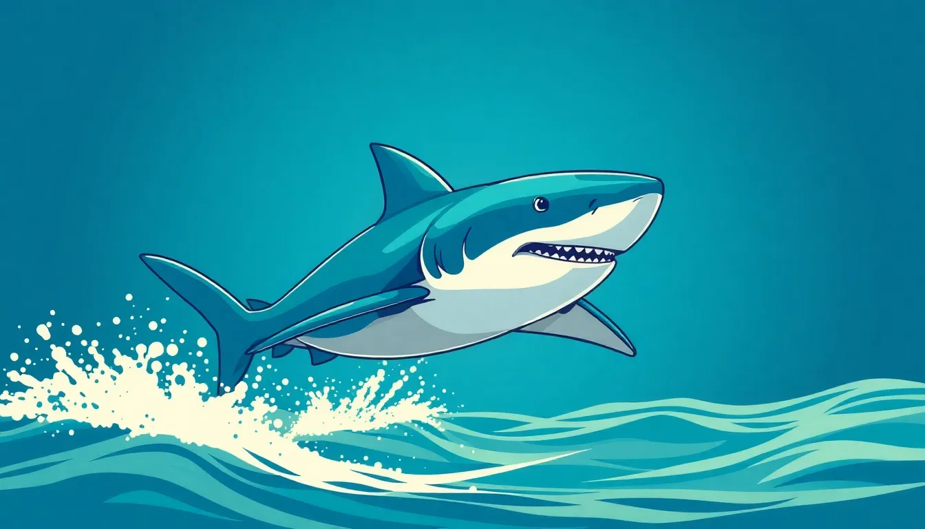 Surfshark – Ilustración Artística Profesional