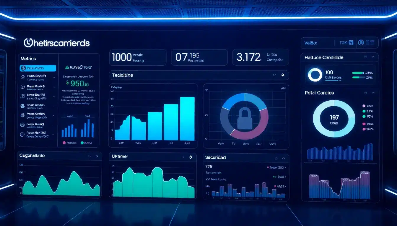 Dashboard de Hosting Compartido – Rendimiento y Velocidad