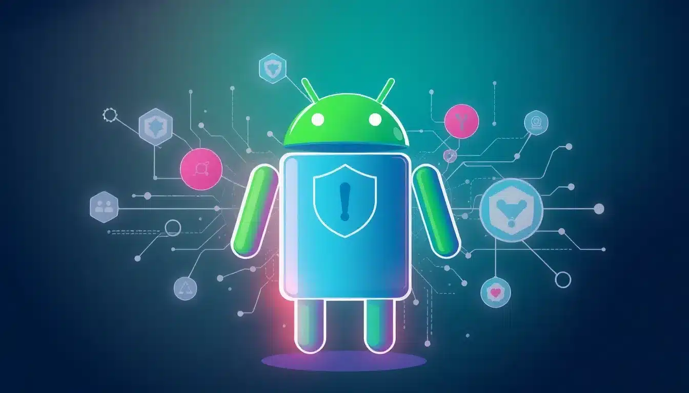 Antivirus Android – Ilustración Artística Profesional