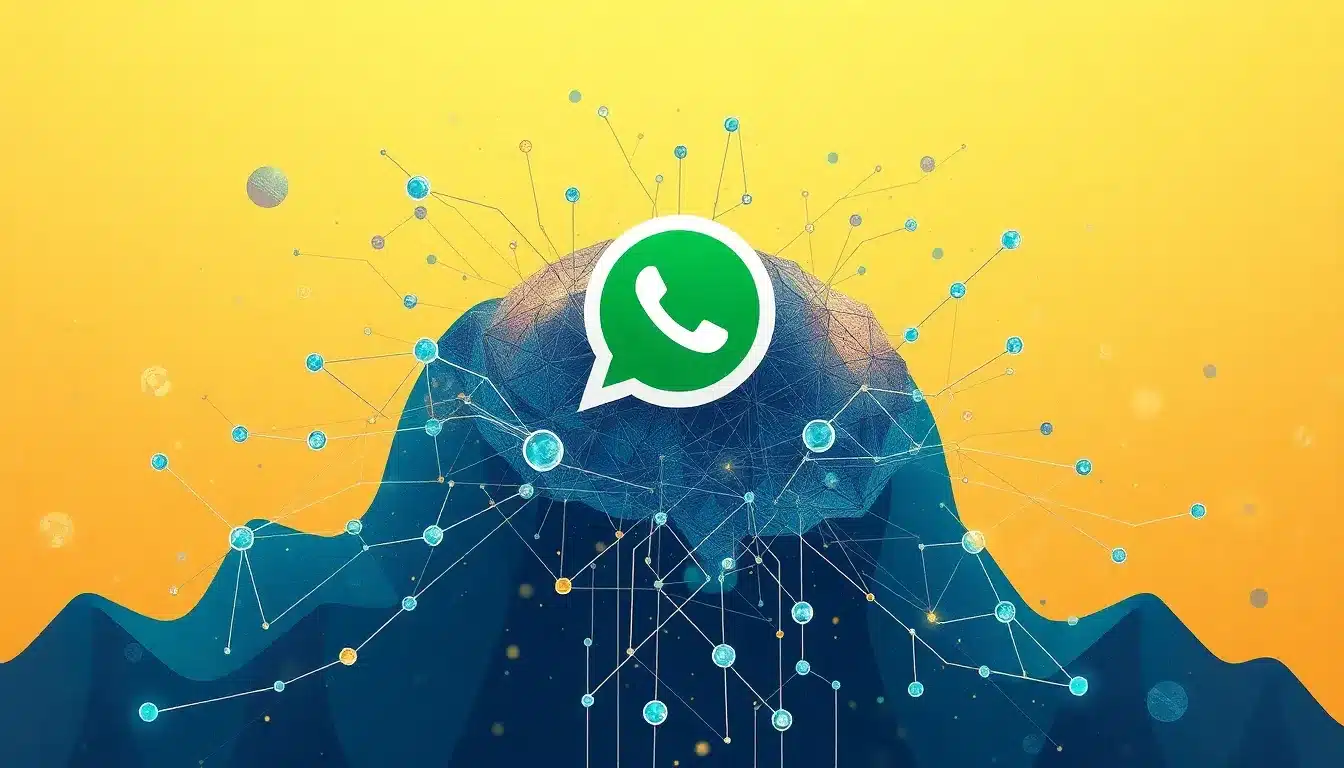 Inteligencia Artificial WhatsApp – Ilustración Artística Profesional