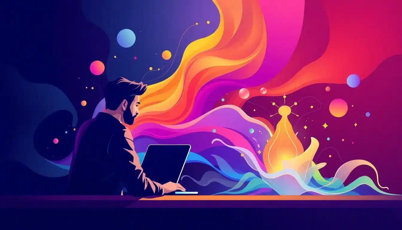 IA Web: La Revolución Dominante que Define el Futuro Digital 1 IA Web – Ilustración Artística Profesional