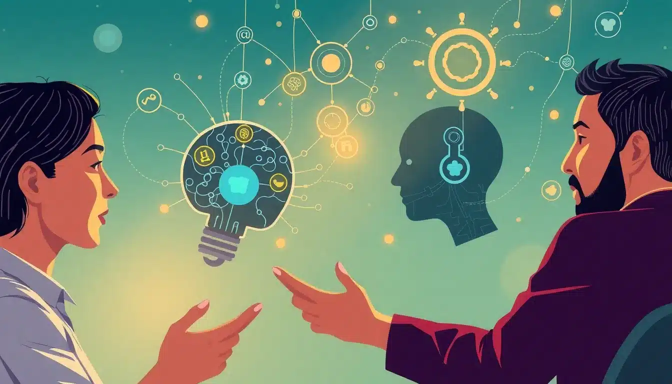 Hablar con Inteligencia Artificial Gratis: Descubre el Poder de la Conversación Inteligente en 2025 2 Hablar con Inteligencia Artificial Gratis – Ilustración Artística Profesional