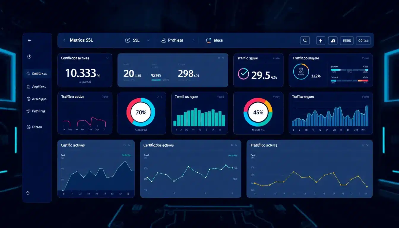 Hosting SSL – Dashboard Tecnológico Avanzado