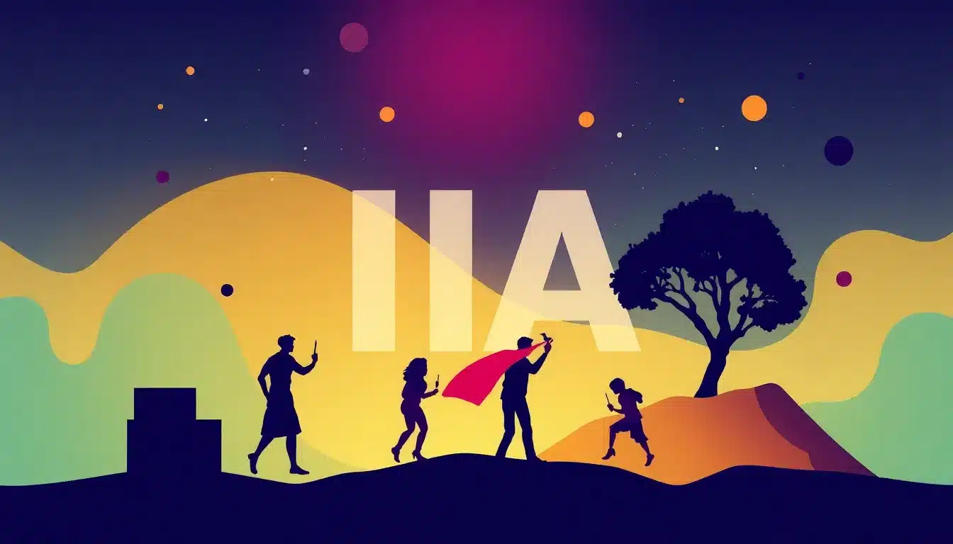 La Ruta Definitiva para Descargar IA de Forma Segura y Eficaz en 2025 2 Descargar IA – Ilustración Artística Profesional