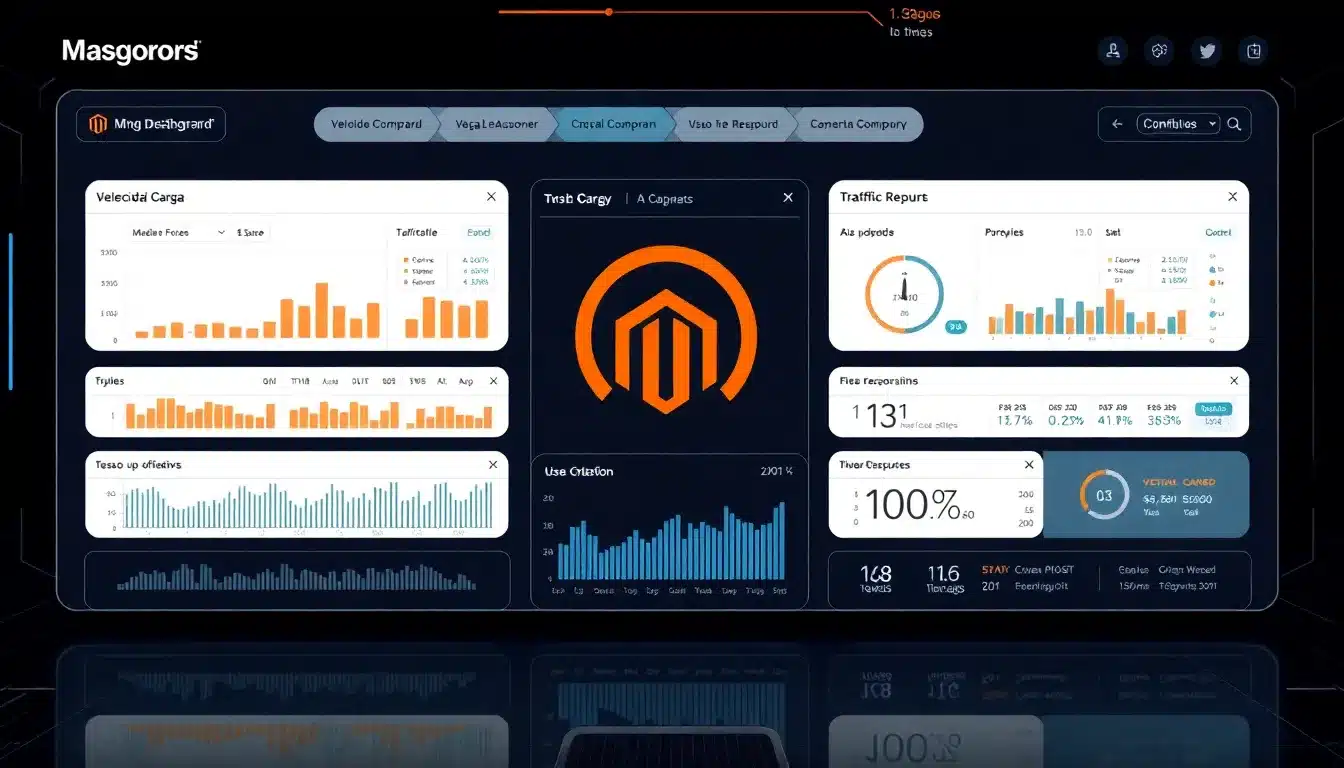 Hosting Magento – Dashboard de Optimización con IA
