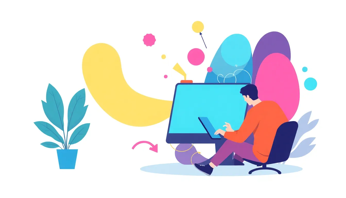 Crear Página Web Gratis – Ilustración Artística Profesional