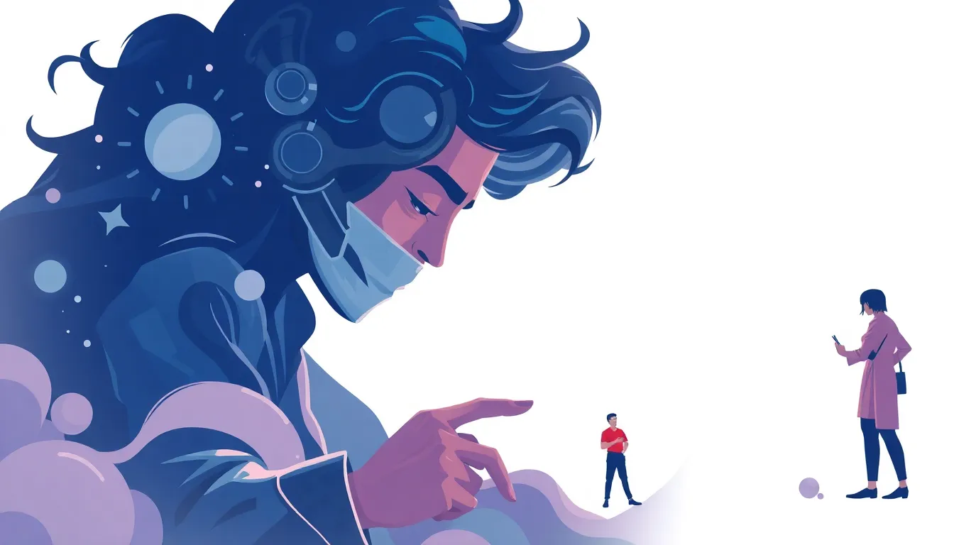 Comprobador de IA – Ilustración Artística Profesional