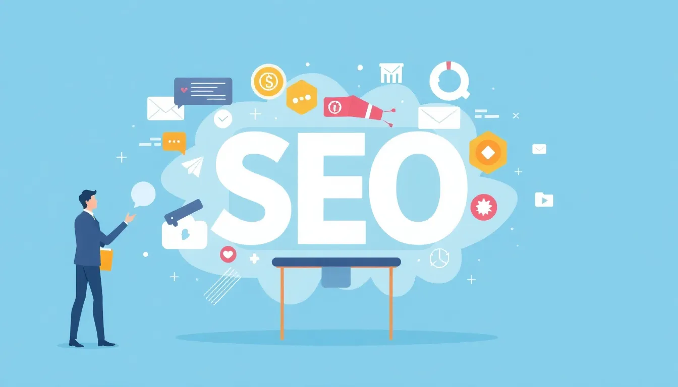 SEO Empresa Avanzado: La Estrategia Definitiva con Inteligencia Artificial 1 SEO Empresa – Ilustración Artística Profesional