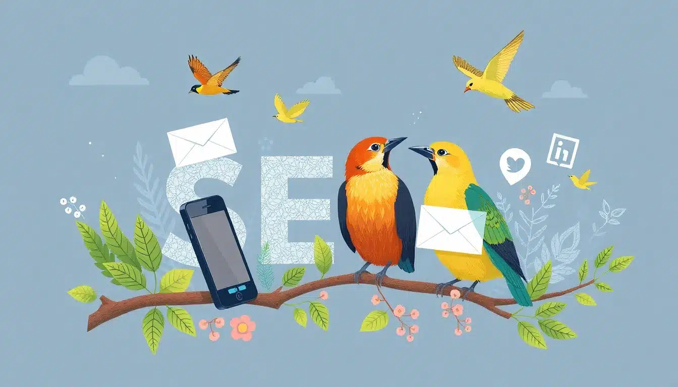 SEO/BirdLife Contacto – Ilustración Artística Profesional de Comunicación