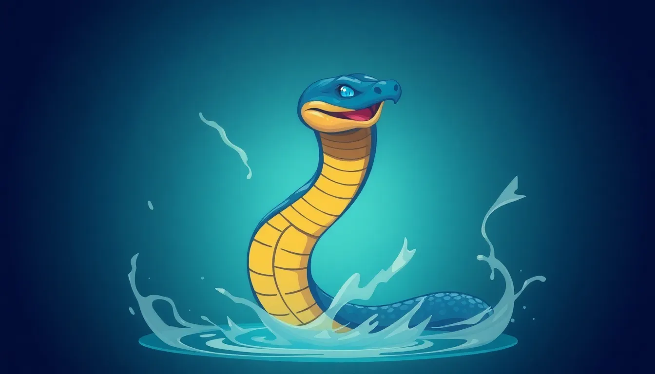 Anaconda Python – Ilustración Artística Profesional