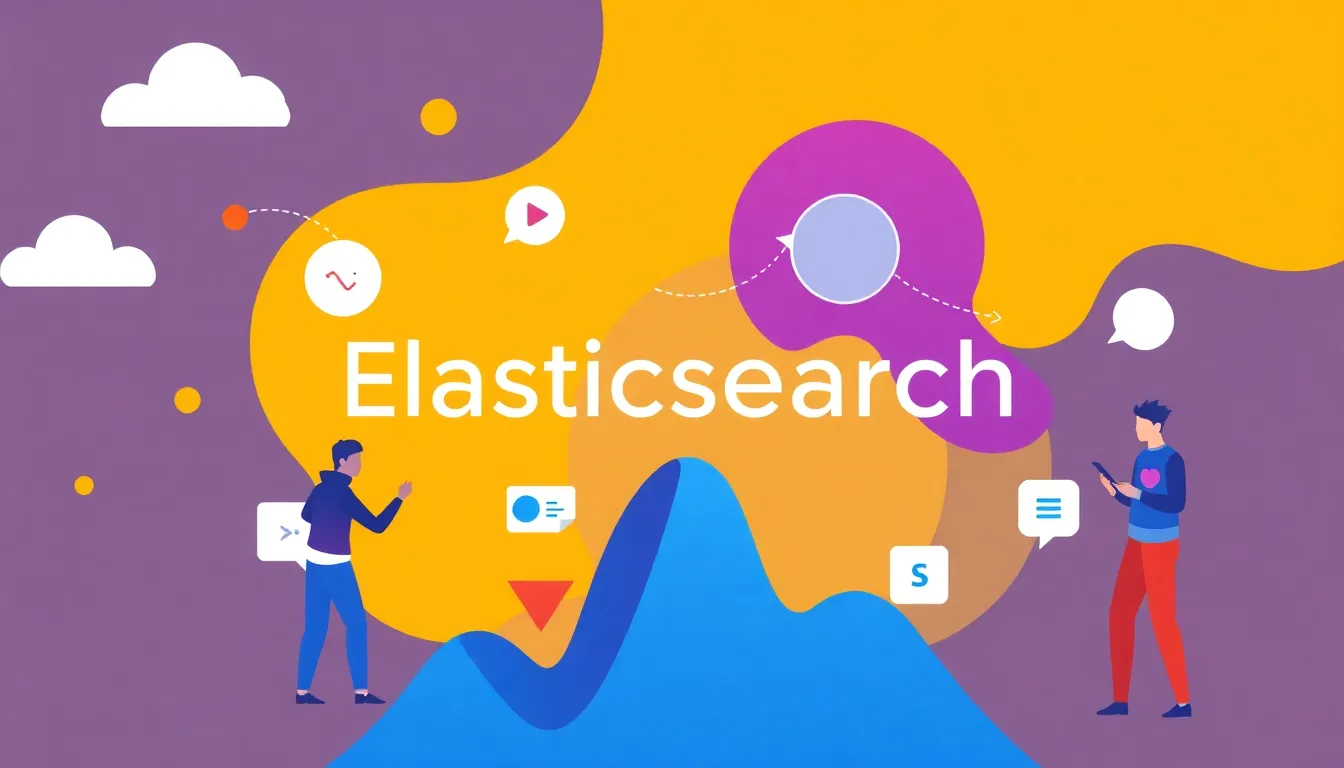 Elasticsearch Dominante: Análisis Completo para Big Data, Búsqueda y Observabilidad 2025 1 Elasticsearch – Ilustración Artística Profesional