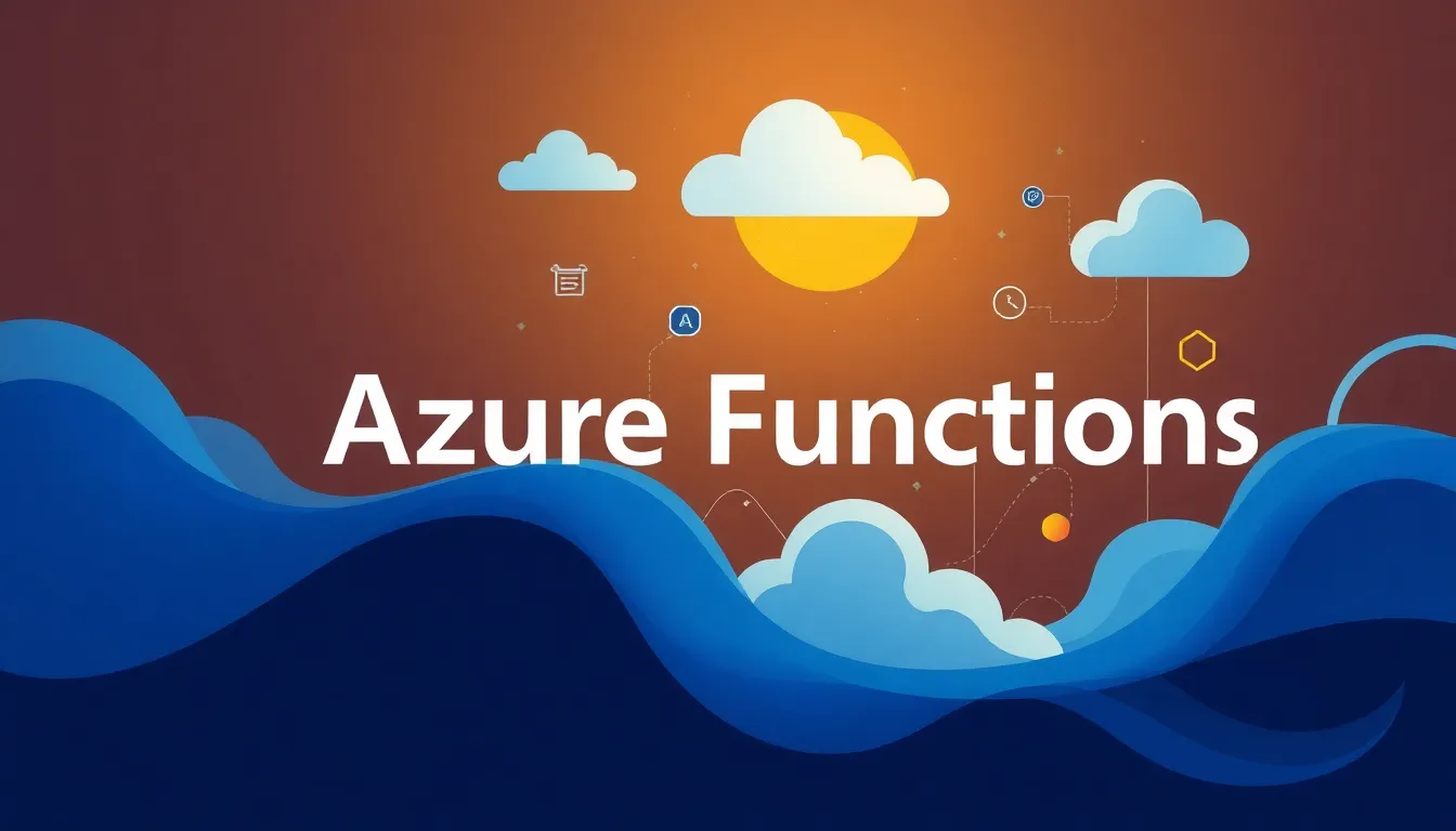 Azure Functions: El Motor Poderoso para la Automatización Inteligente en la Nube 1 Azure Functions – Ilustración Artística Profesional