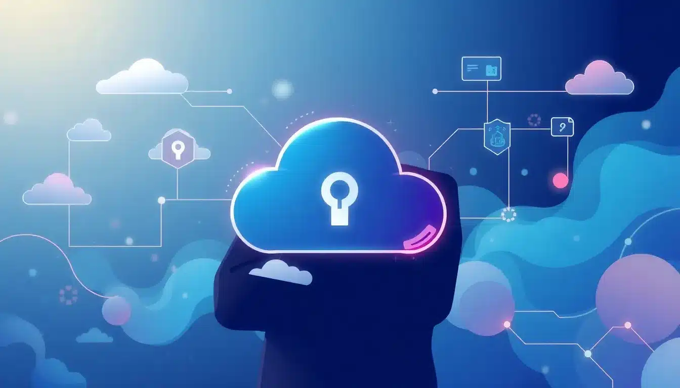 Cloud Security – Ilustración Artística Profesional