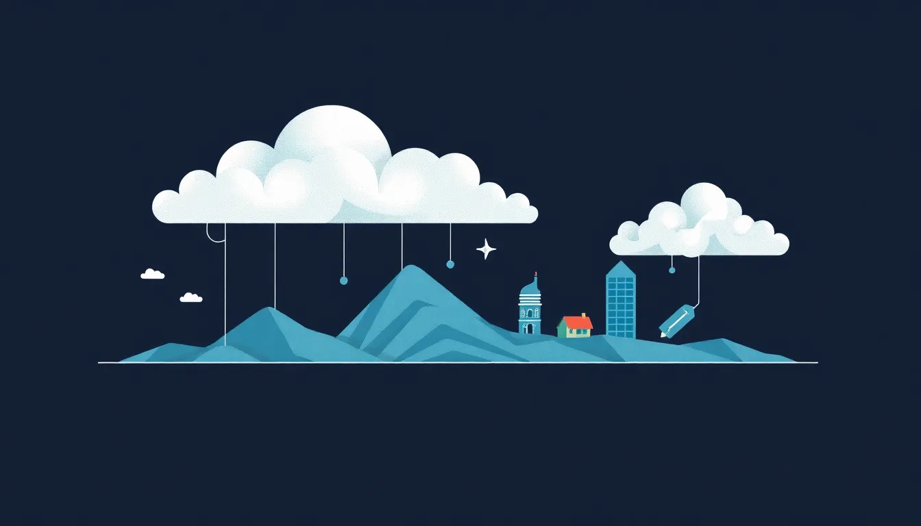 Cloud Native: Descubre el Poder de la Arquitectura del Futuro 2 Cloud Native – Ilustración Artística Profesional