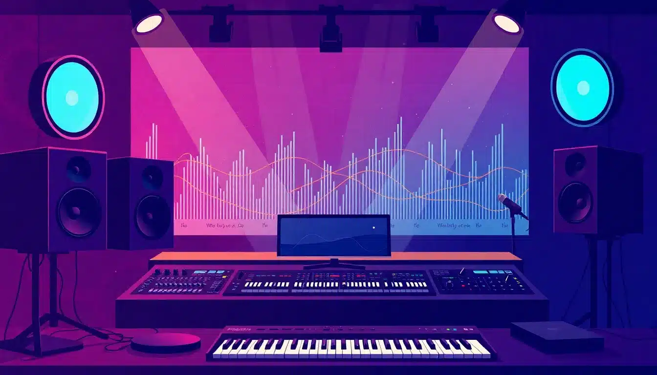 Pro Tools Audio: La Visión Innovadora de la Producción con IA en 2025 1 Pro Tools Audio – Ilustración Artística Profesional