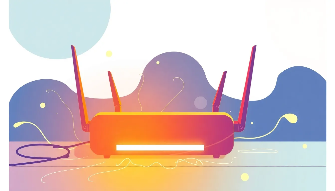 Router – Ilustración Artística Profesional