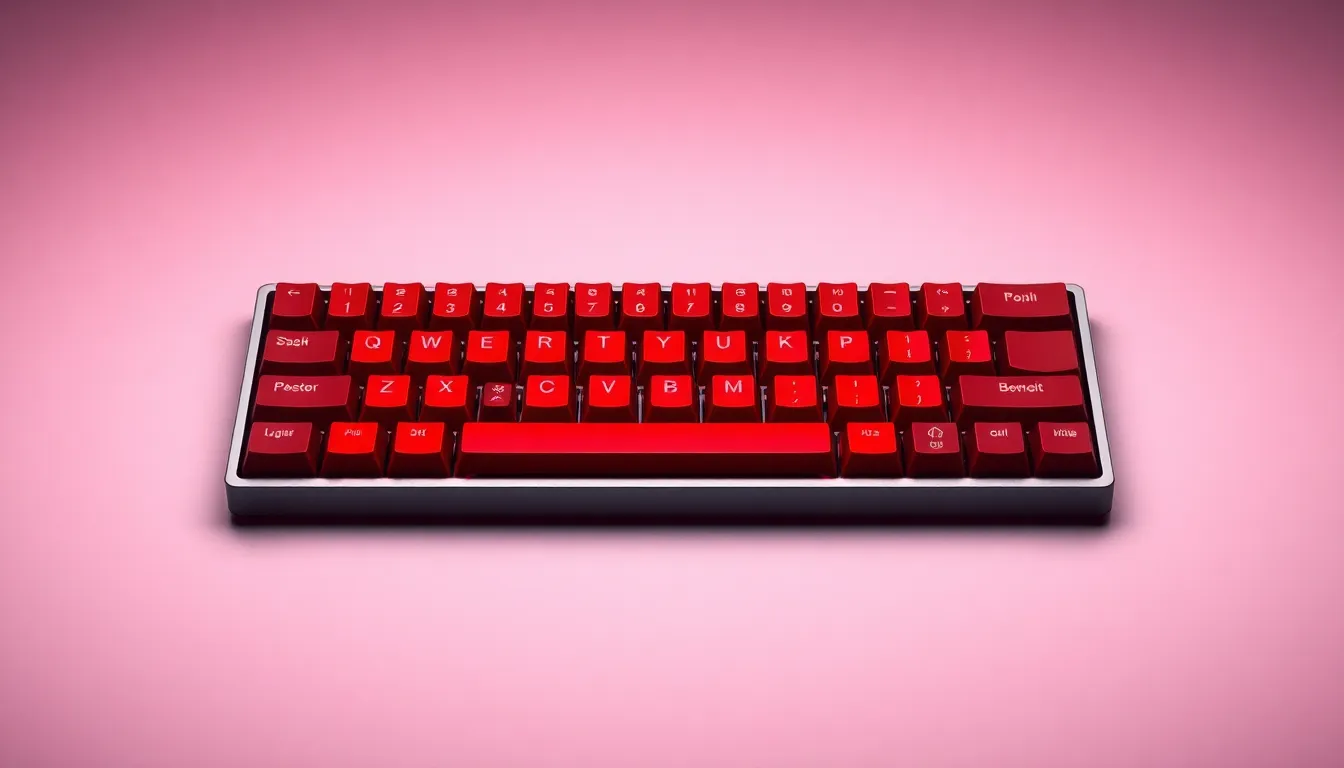 Switch Red: El Análisis Definitivo para Gamers y Profesionales 1 Switch Red – Ilustración Técnica de Teclado Mecánico