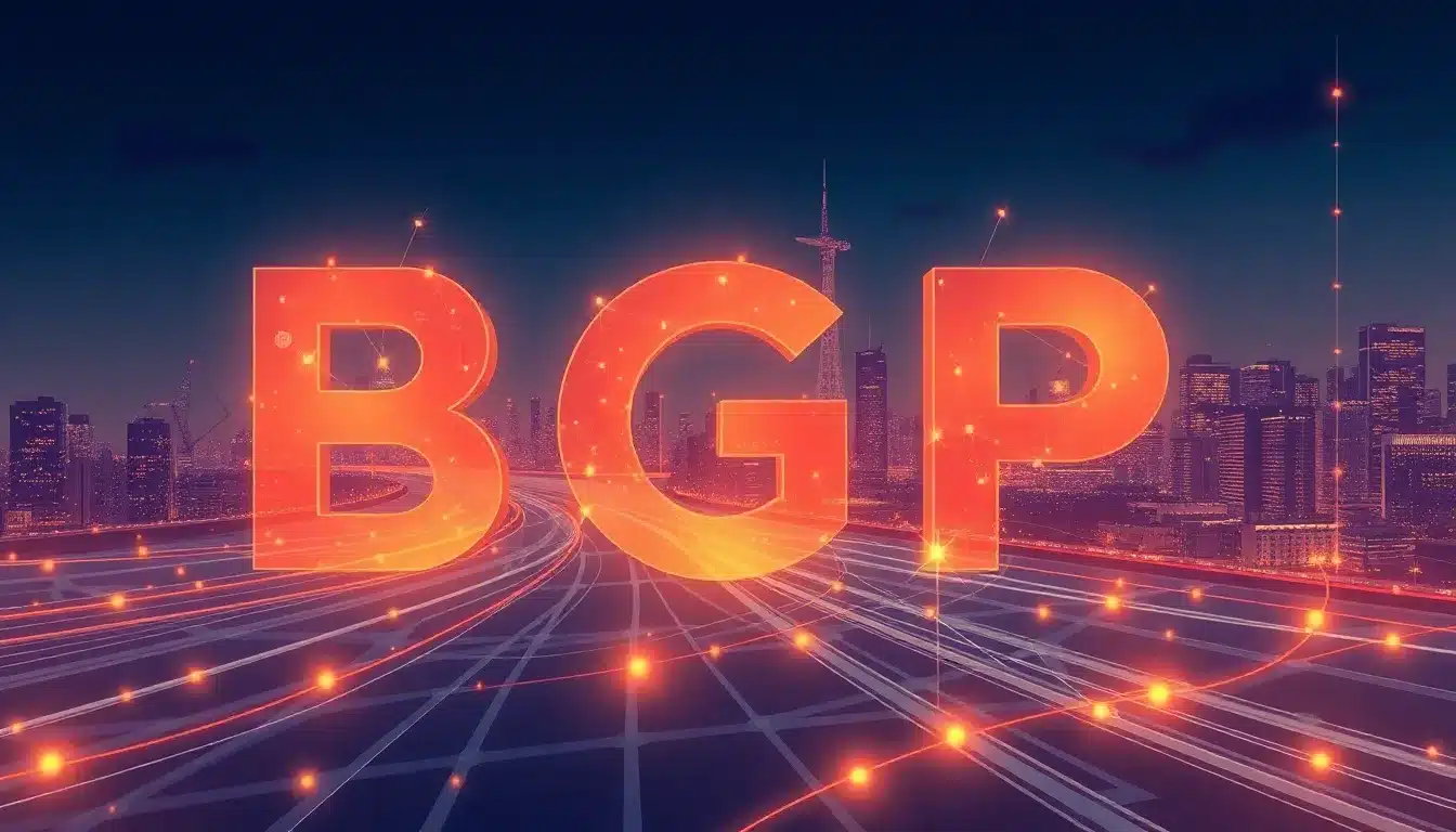 BGP Protocol – Ilustración Artística Profesional
