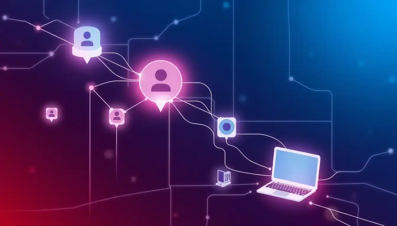 Network Scanner: La Herramienta Definitiva para la Seguridad y Optimización de Redes 1 Network Scanner – Ilustración Artística Profesional de Redes