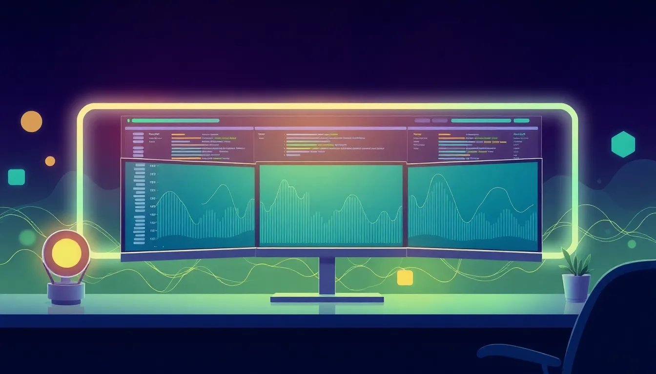 Ping Monitoring – Ilustración Artística Profesional