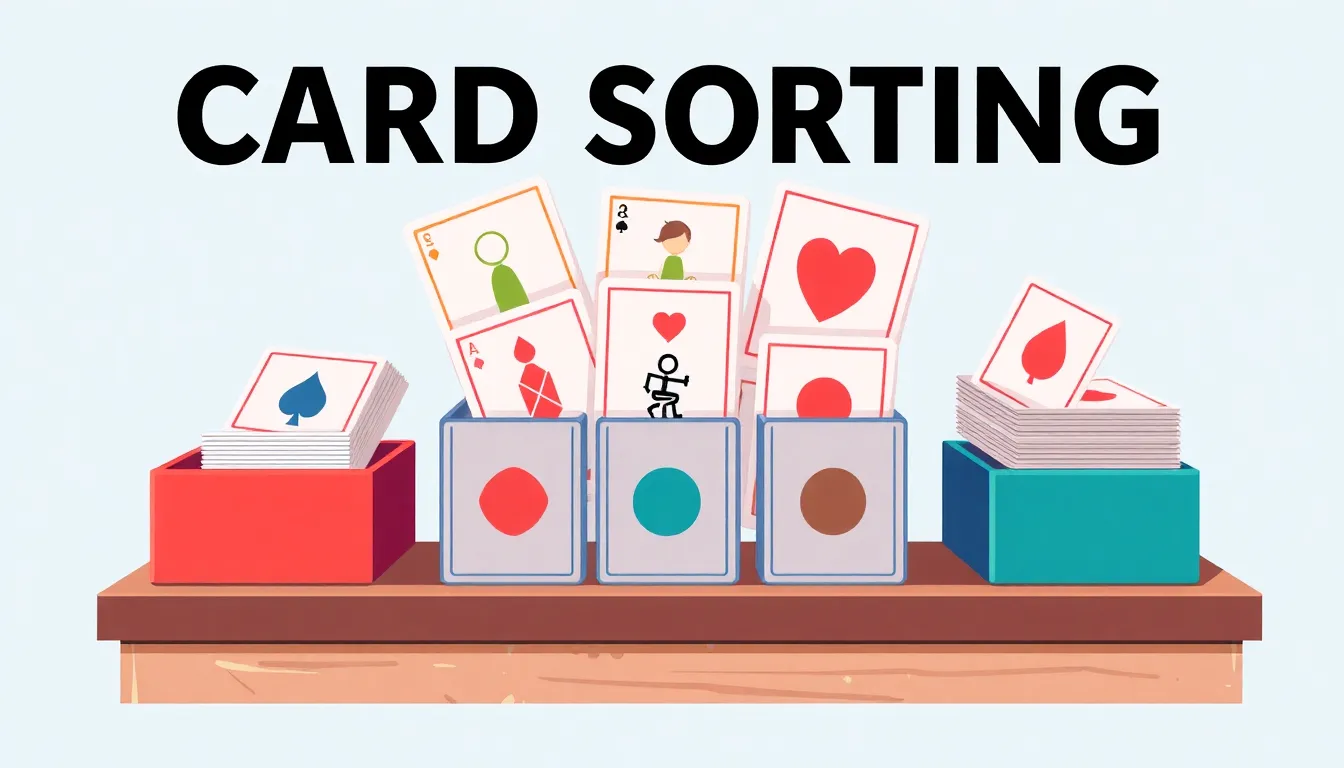 Card Sorting – Ilustración Artística Profesional