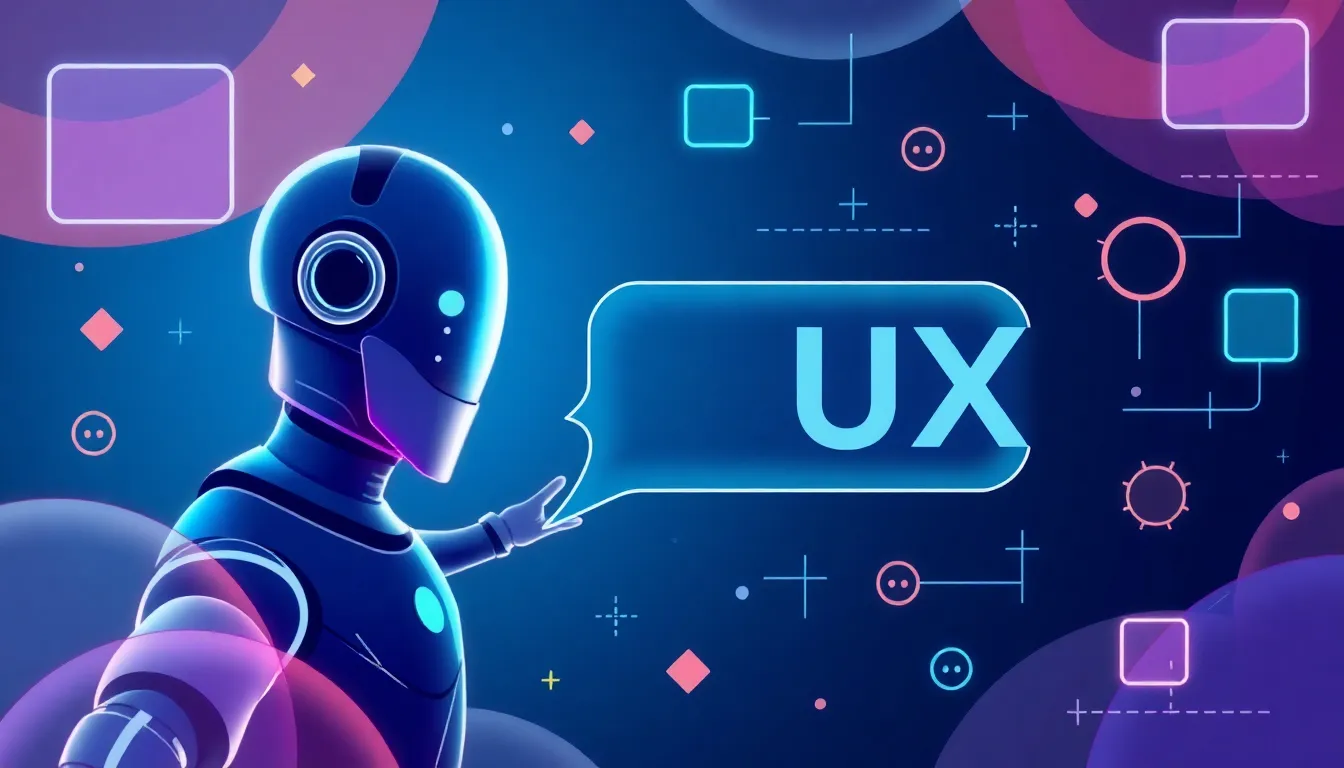 Chatbot UX – Ilustración Artística Profesional