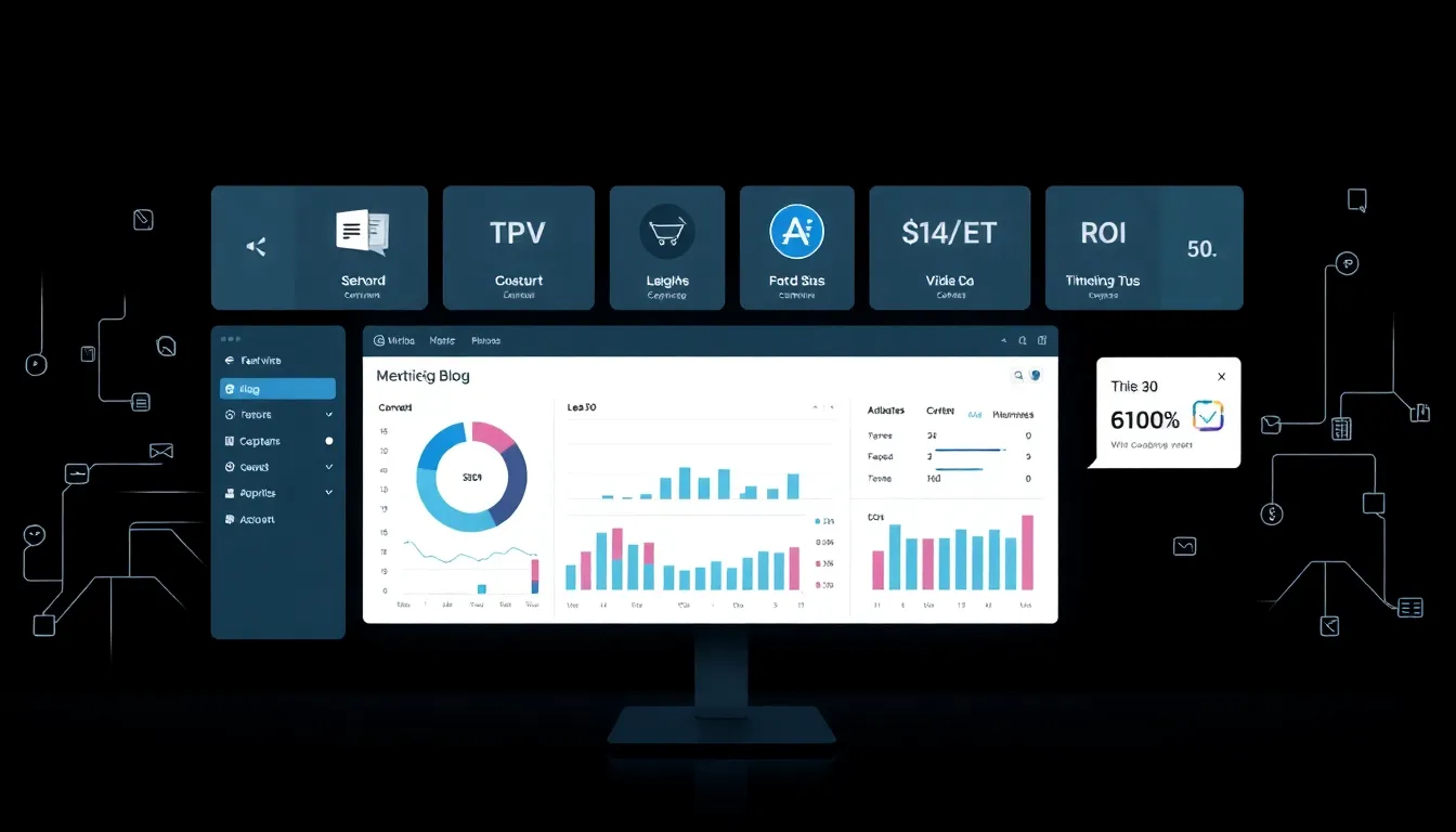 Blog Corporativo – Dashboard de Rendimiento y ROI