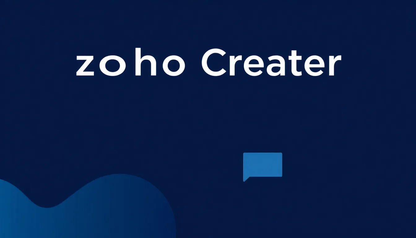 Zoho Creator: El Análisis Estratégico para la Transformación Digital con Low-Code en 2025 1 Zoho Creator – Transformación Digital Low-Code