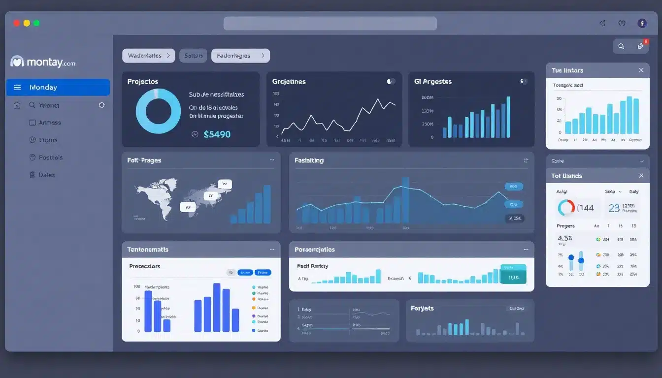monday.com – Dashboard de Proyectos