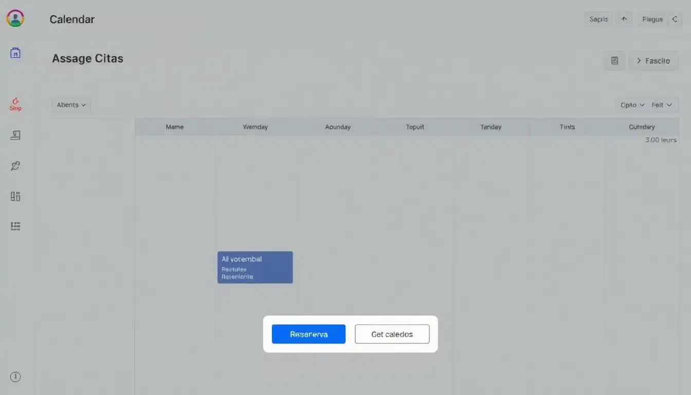 Acuity Scheduling – Interfaz de Gestión de Citas