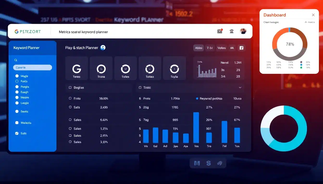 Keyword Planner Inteligente: Potencia tu Estrategia SEO con Análisis Avanzado 2 Dashboard Tecnológico de Keyword Planner