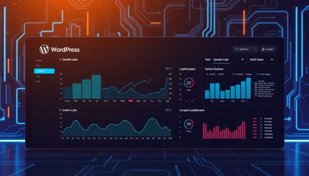 WordPress Cache: La Estrategia Definitiva para una Velocidad Sorprendente en 2025 4 WordPress Cache - Dashboard Tecnológico