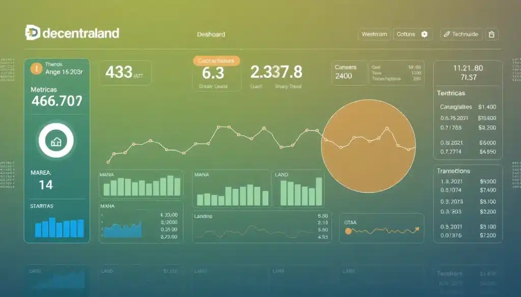 Decentraland - Dashboard Tecnológico Avanzado