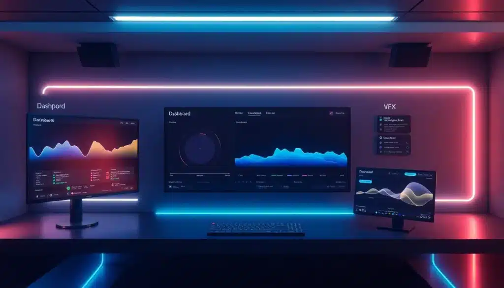 DaVinci Resolve - Dashboard Tecnológico Avanzado