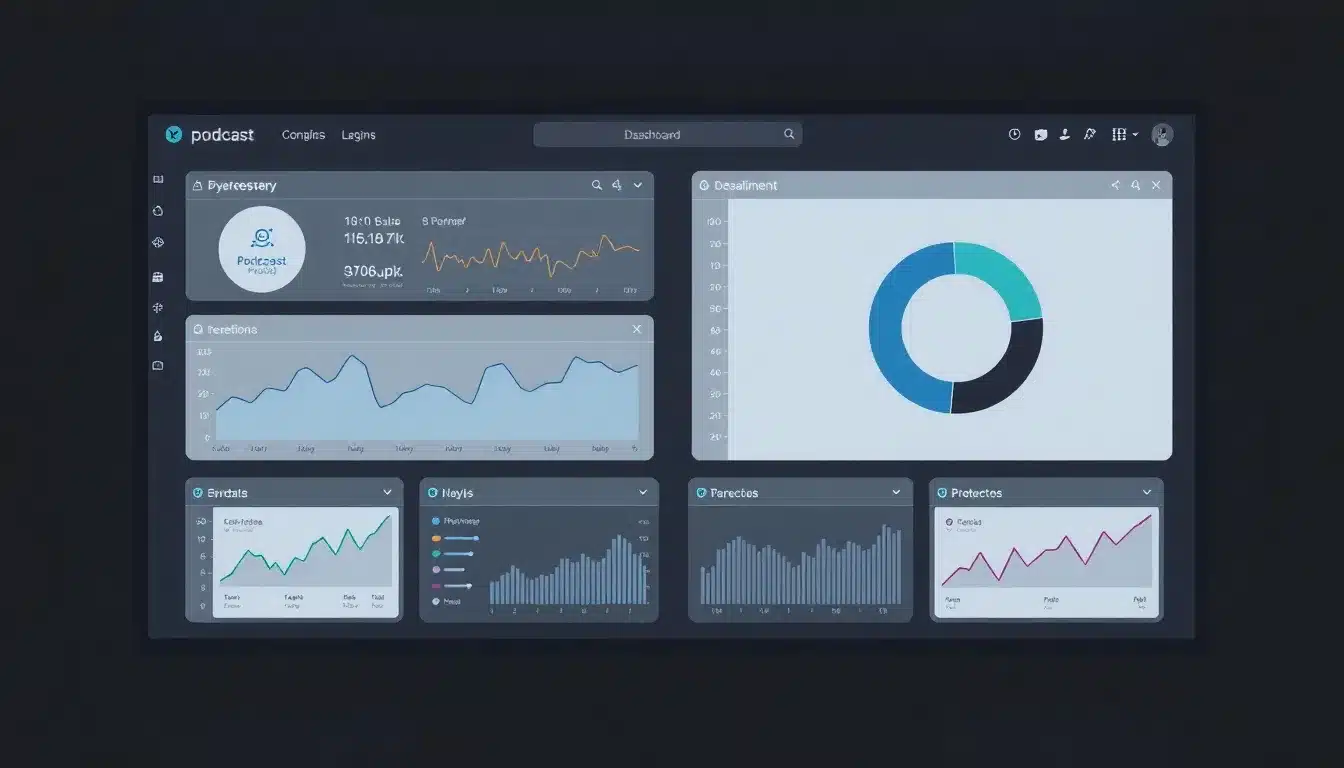 Podcast Hosting - Dashboard Tecnológico