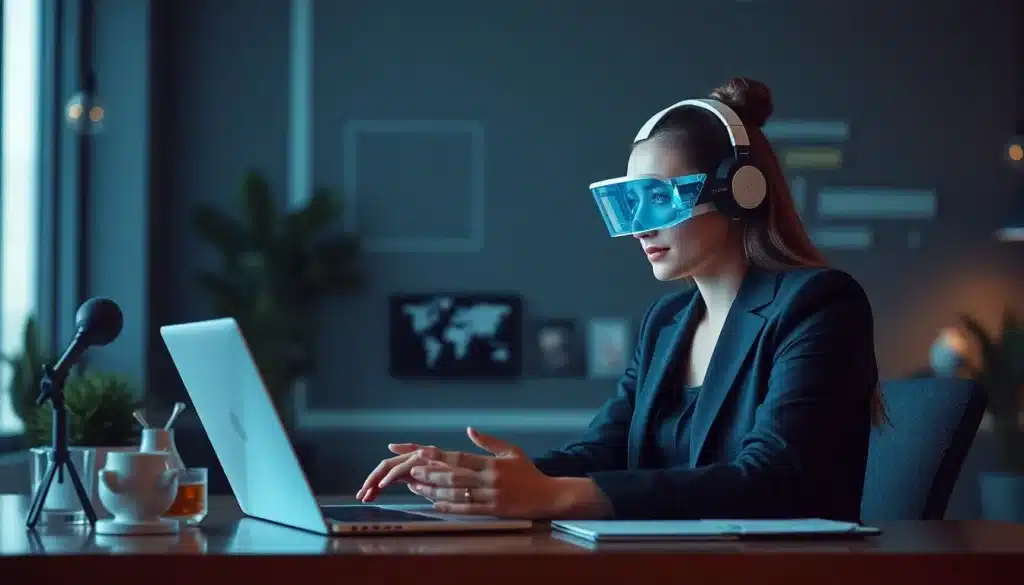 Teletrabajo y IA - Diseño Visual Innovador