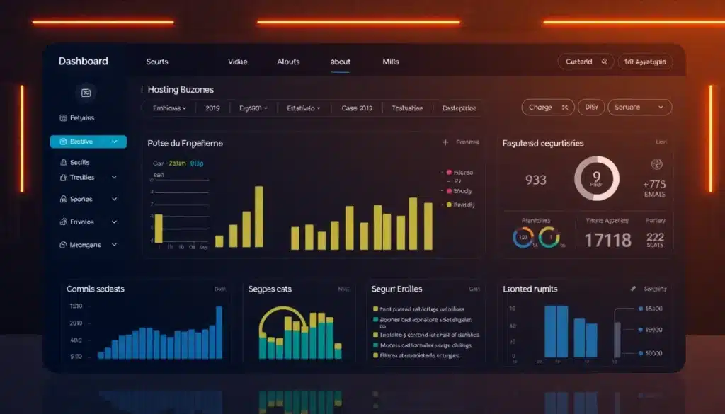 Hosting Email - Dashboard Tecnológico