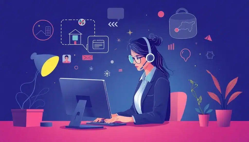 Como Ser Asistente Virtual en España: El Método Profesional Revolucionario para Triunfar en 2025 16 Asistente Virtual en España - Diseño Visual Innovador