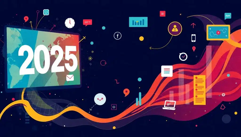 Estrategias de Marketing Digital 2025 - Diseño Visual Innovador
